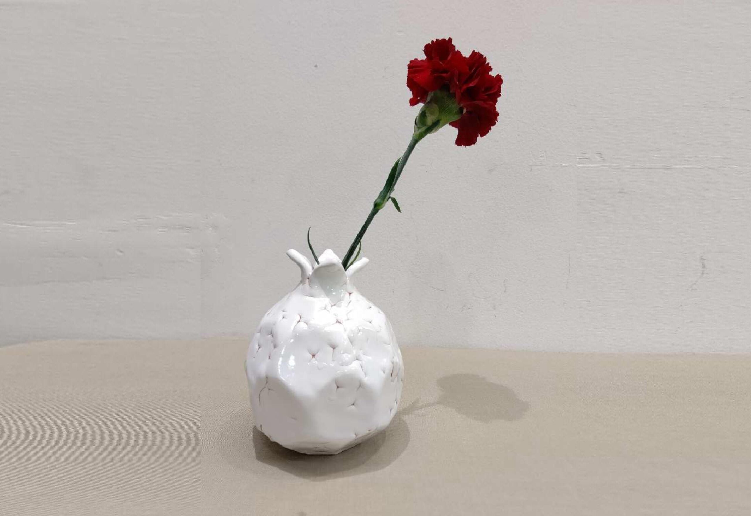 ♥花瓶　各務 周海　志野　共箱　梅花皮　花器 ♥花瓶各務 周海志野共箱梅花皮花器